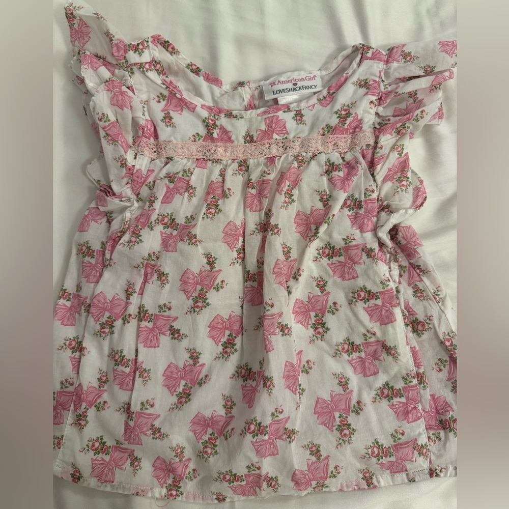 American Girl & Love Shack Fancy Top